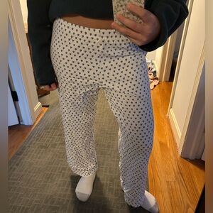 ROLLER RABBIT pajama pants blue hearts